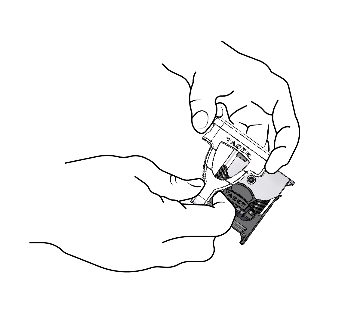 Removing the shipping cover from the Smart Cartridge