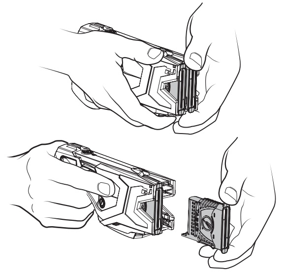 Loading and unloading smart cartridges
