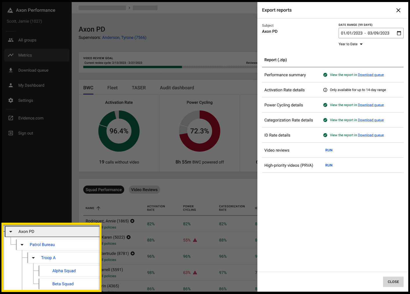 Axon Evidence.com product features